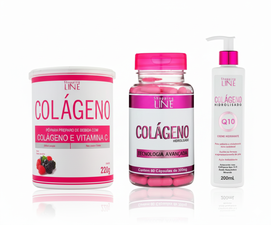 Kit Colágeno 3 em 1 + Anti Flacidez
