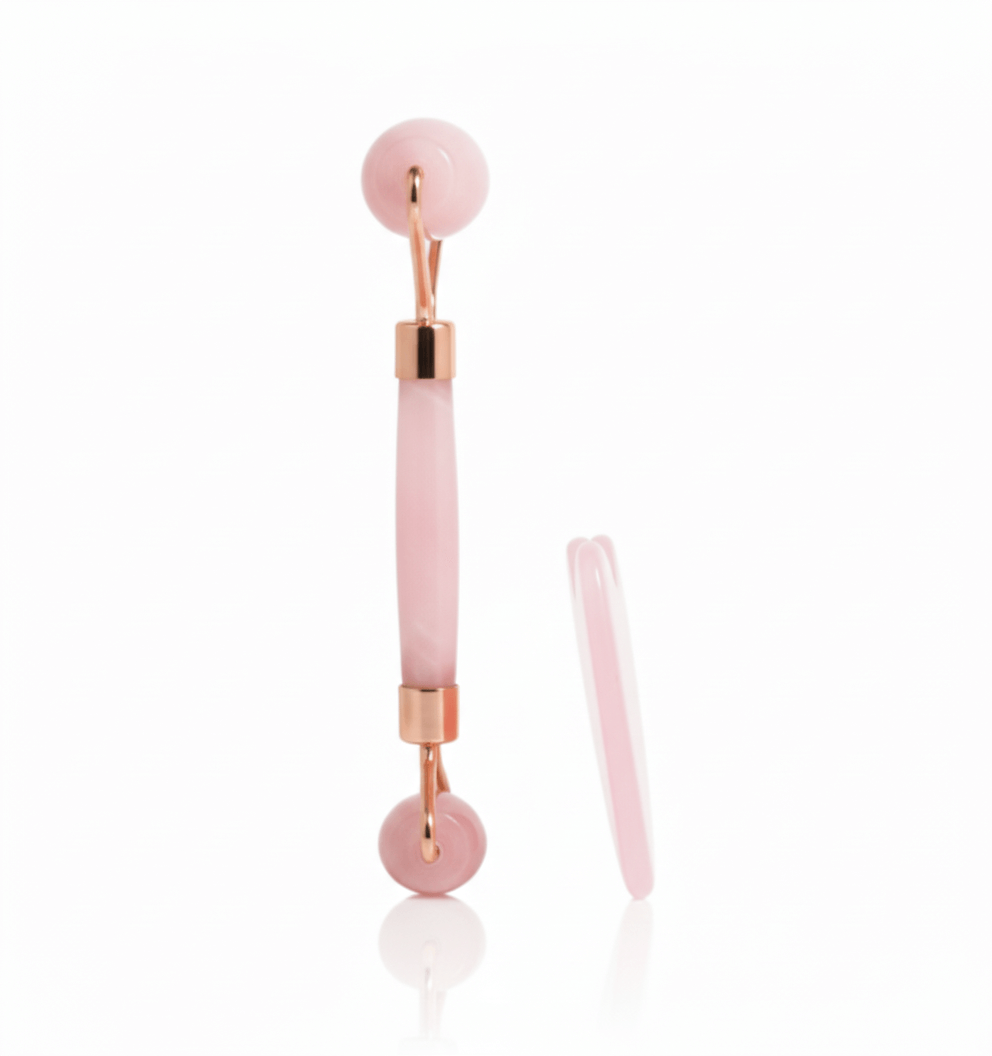 Kit com 2 rolos para massagem facial