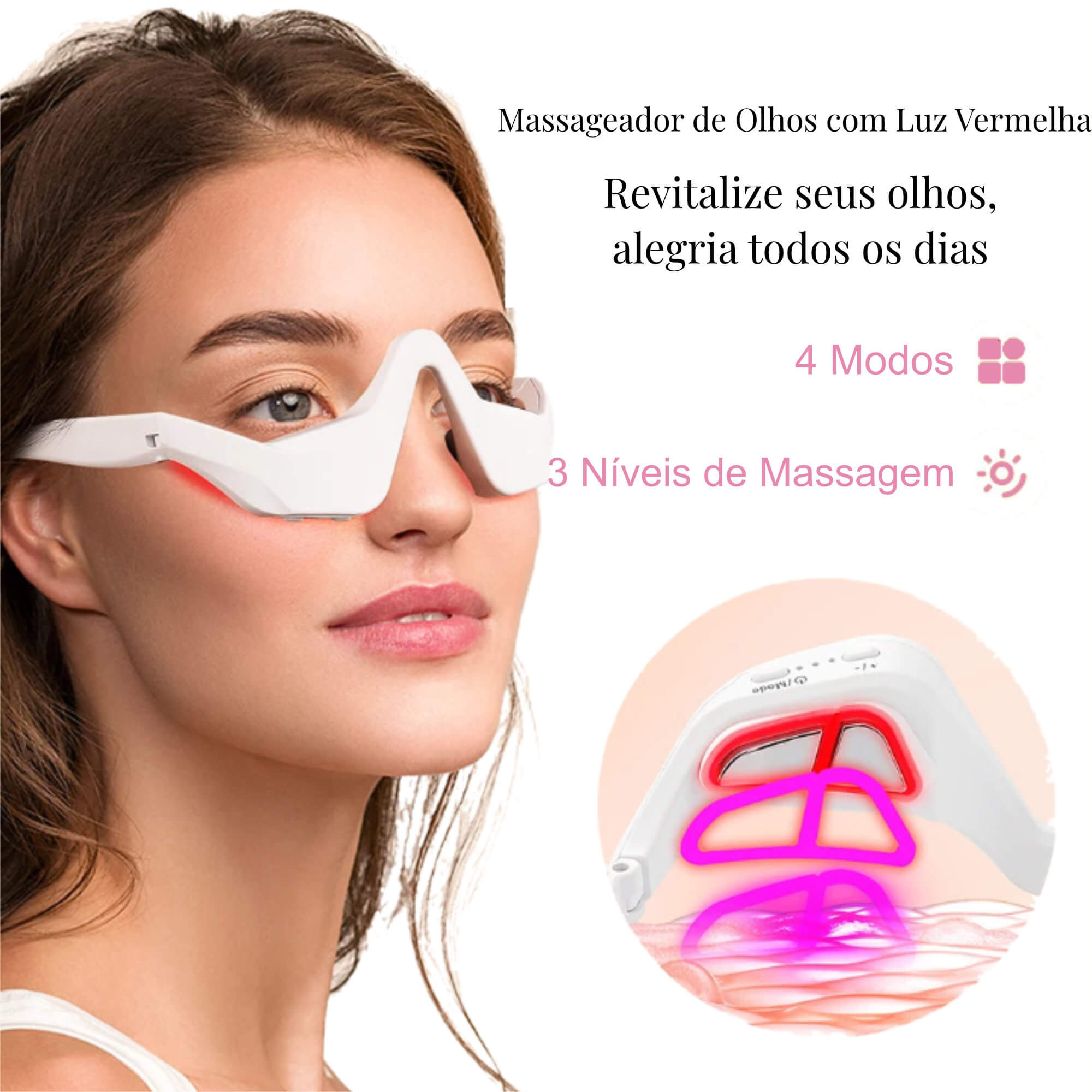 LumiPelle: Massageador Rejuvenescedor para Olheiras e Bolsas