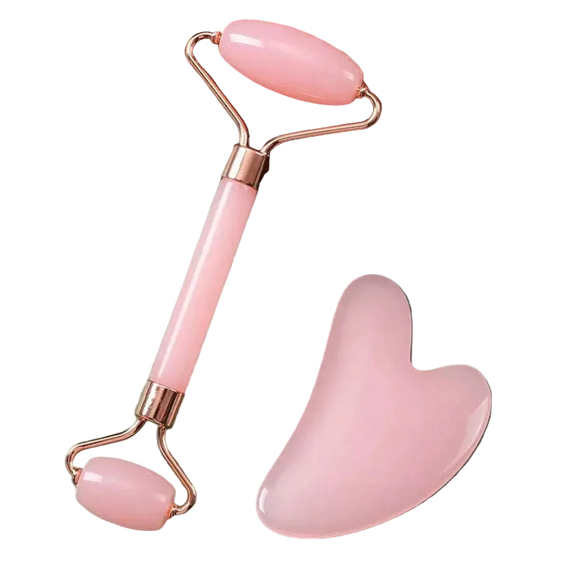 Kit com 2 rolos para massagem facial