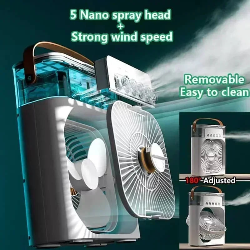 CoolWave 3-in-1: Fan, Air Cooler &amp; Humidifier 