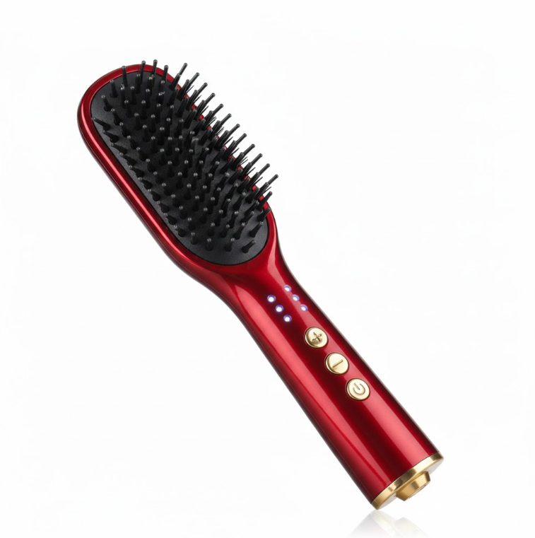 Escova Alisadora de Cabelos 5 em 1 Bivolt