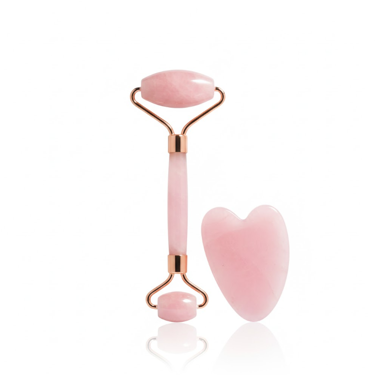 Kit com 2 rolos para massagem facial